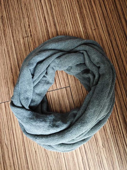 Reserved Szalik Komin elastyczny szary ciepły i długi