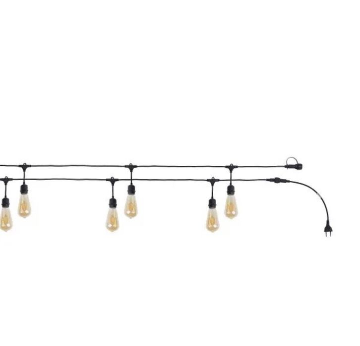 ретро гірлянда з економними лампами єдісона  экономная ретро гирлянда