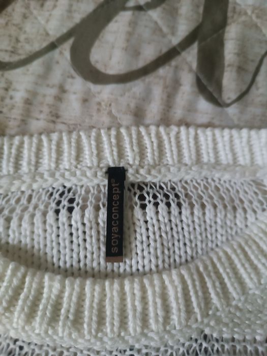 Sweter z krótkim rękawem rozm s