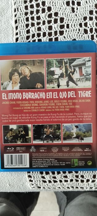 Drunken master em blu-ray