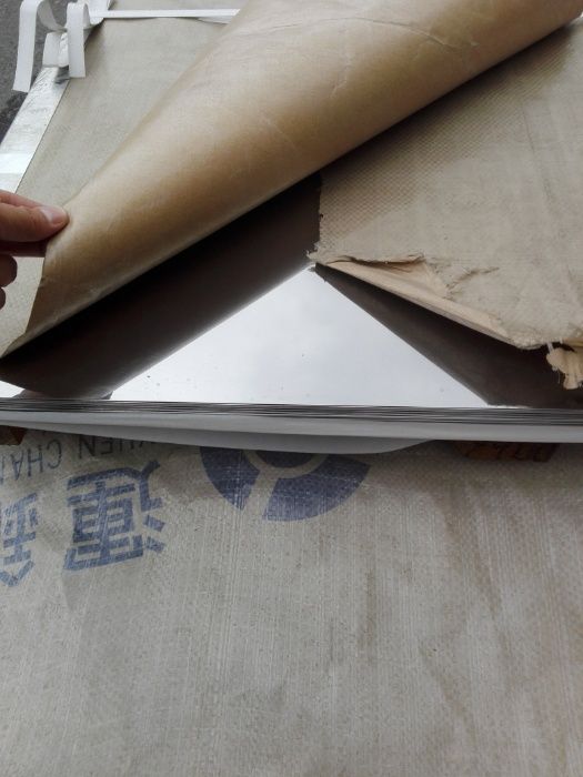 Лист нержавійка 0,5мм 1х2м зеркальний