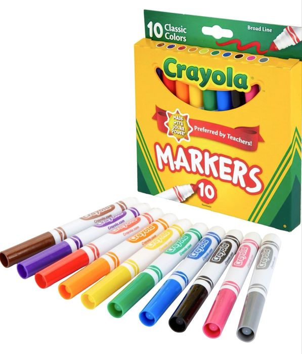 Фломастери Crayola 10 шт