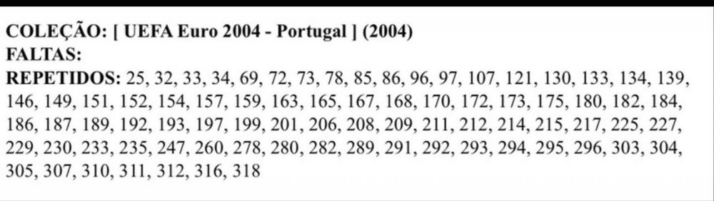 Cromos Euro 2004 (panini)