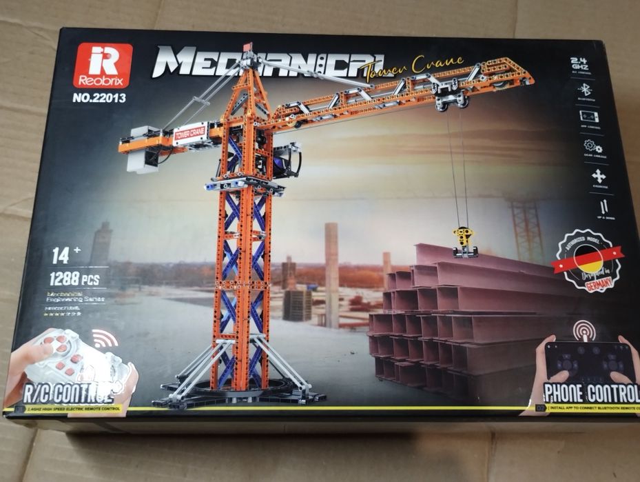 Конструктор лего кран на радіокеруванні Reobrix 22013 1176 деталей