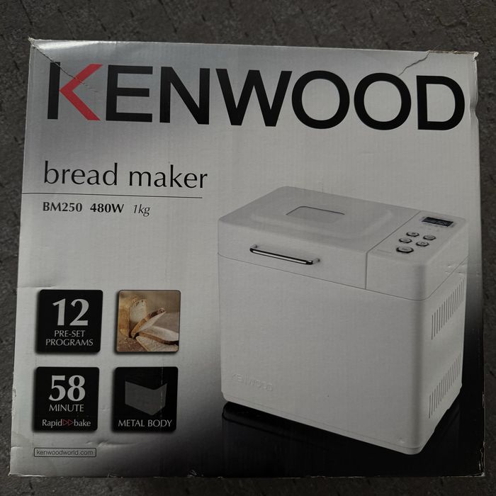 Хлібопічка kenwood bm 250 480w 1кг пече пасхи