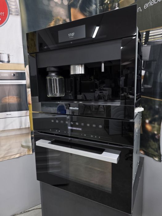 MIELE Комплект 2в1 духова шафа з мікрохвильовою Кавомашина CVA 6805
