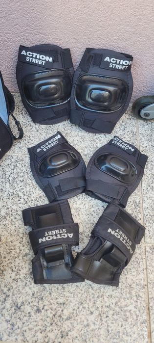 Patins 4 linha - conjunto completo