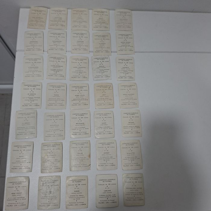 Cromos antigos Palirex