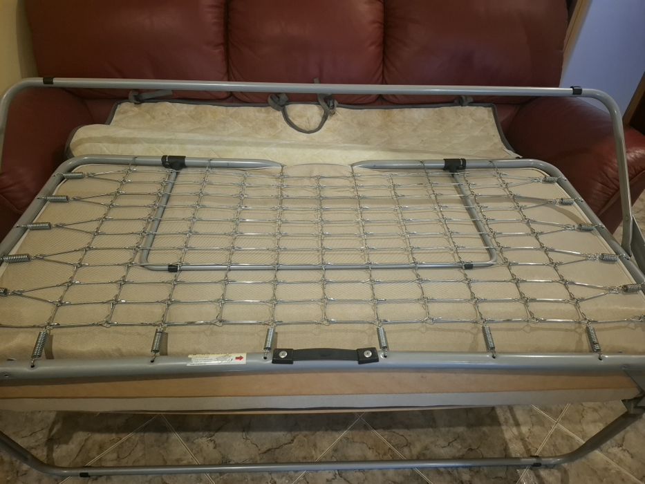 Sofá-cama de 3 lugares em couro Divani &Divani by Natuzzi