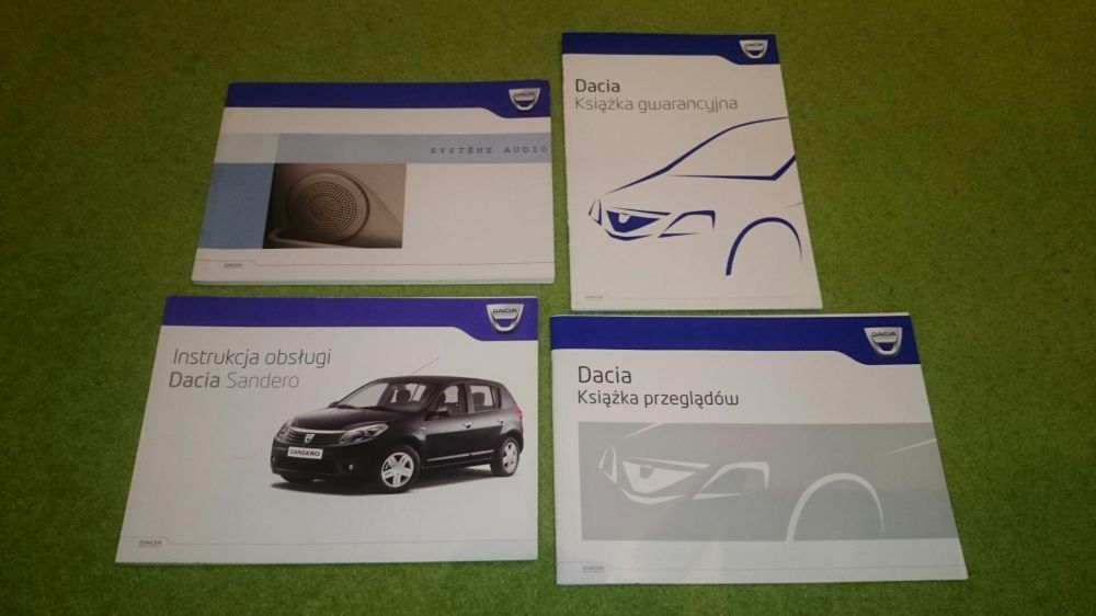 Instrukcja Dacia Sandero radio książka przeglądów