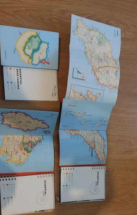 Conjunto de 4 guias de viagem AA