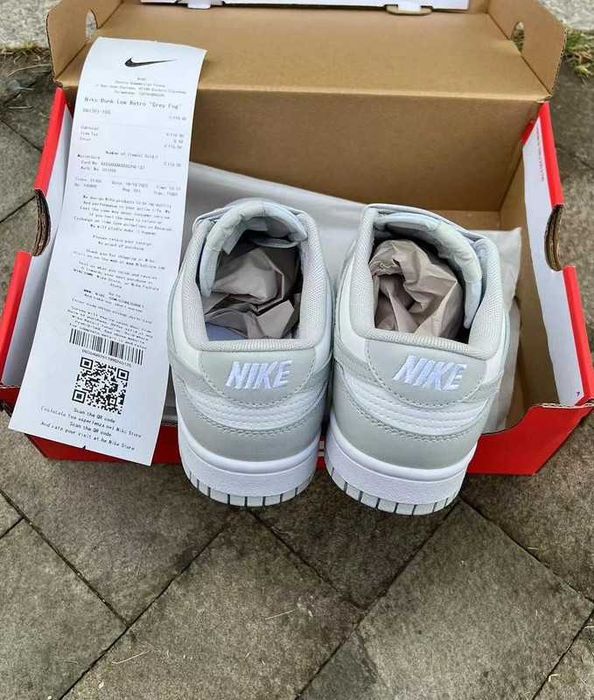 "Buty męskie Trampk" Nike_Dunk_Low_Grey_Fog R.40.5