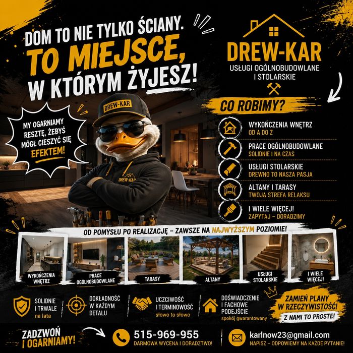 Usługi remontowo-budowlano-stolarskie