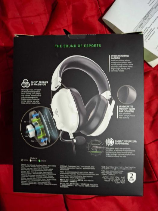 Razer Blackshark V2 X 7.1 Branco NOVO/SELADO/FATURA