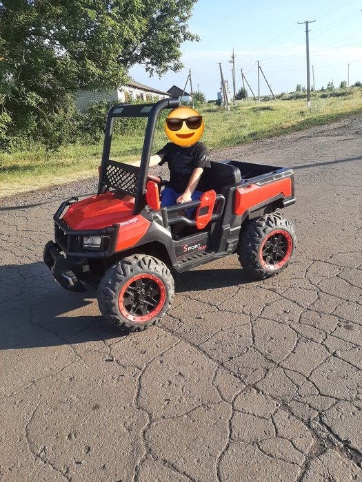 Дитячий електромобіль Bambi M 4556 EBLR-3 (двомісний, з пультом)