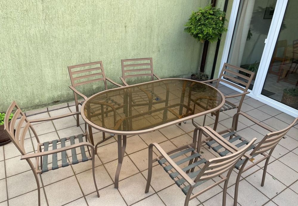 Meble ogrodowe stół + krzesła  fotele 6 sztuk