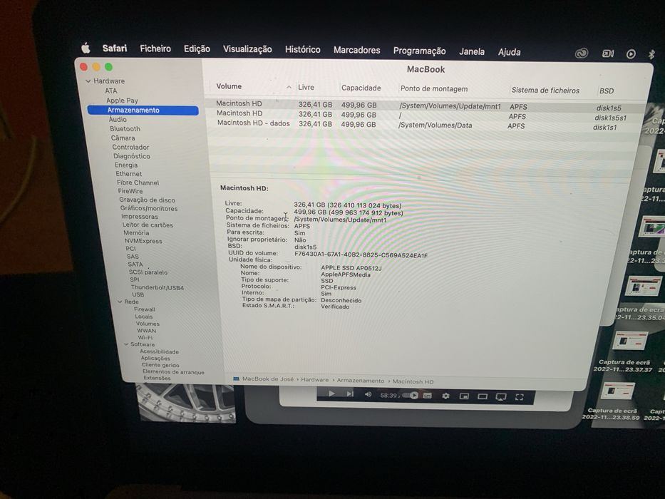 Vendo Macbook  ano 2016  12 polegadas