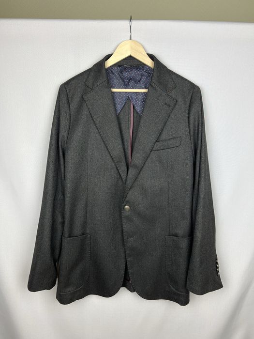 Linea Sartoriale Wool Cashmere Blazer піджак вовна кашемір сірий
