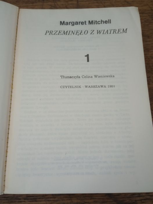 Przeminęło z wiatrem. Margaret Mitchell. 1+2+3 tom.