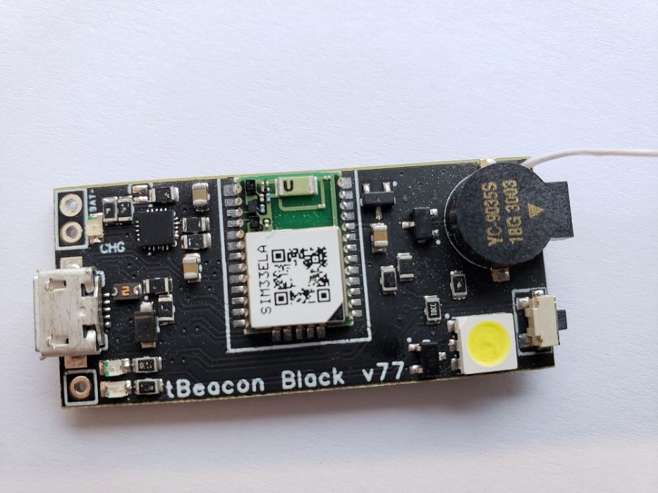 Радиомаяк tBeacon Black для пошуку втраченої радіокерованої моделі