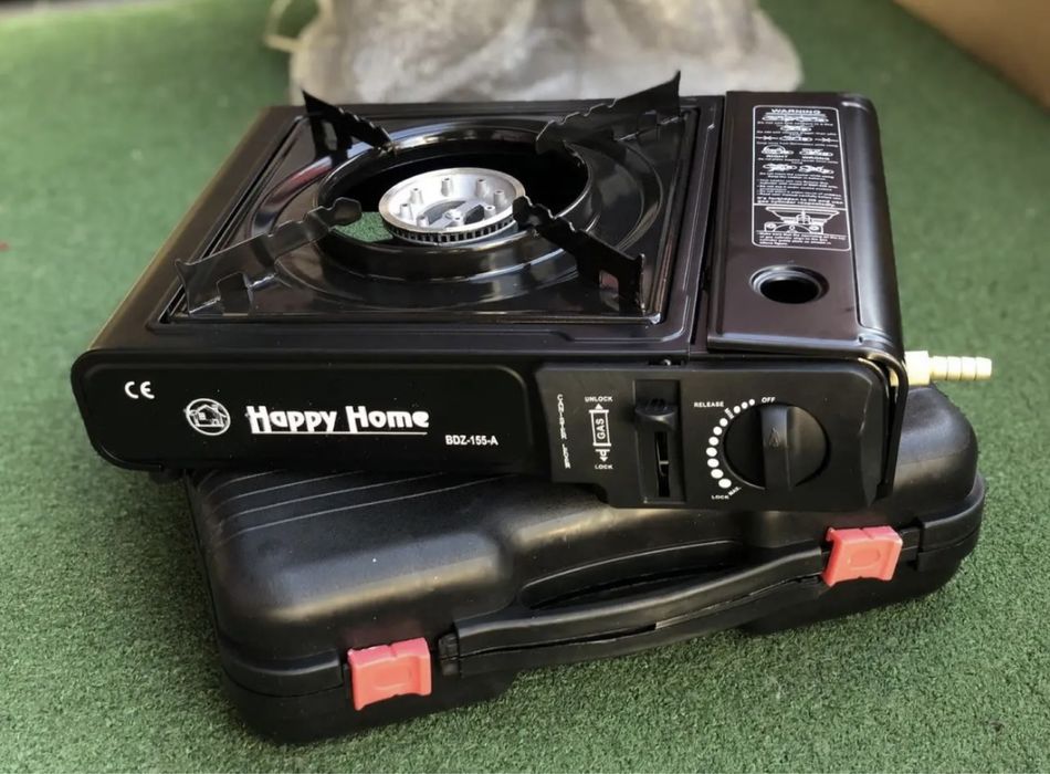 Туристична газова плитка Happy Home BDZ-155-A таганок плита газовая