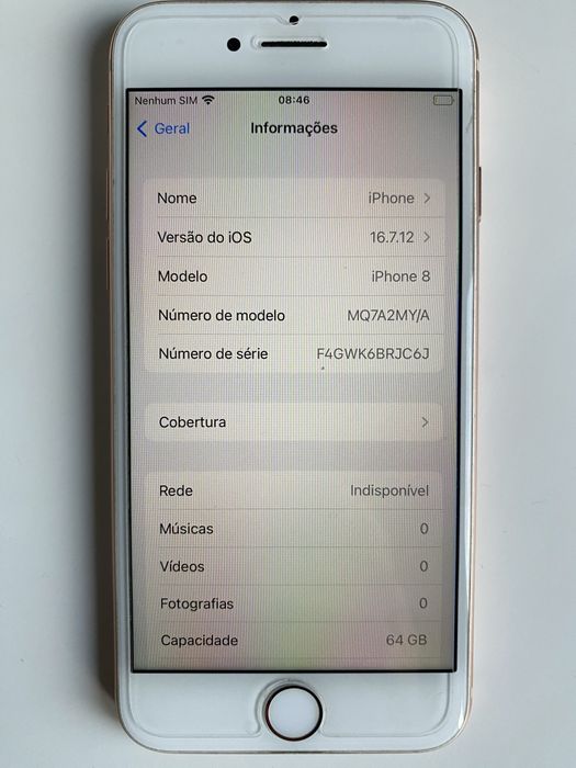 IPhone 8 rosa gold