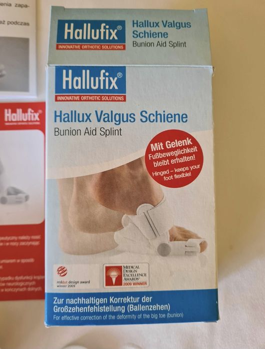 Szyna Hallufix na haluksy