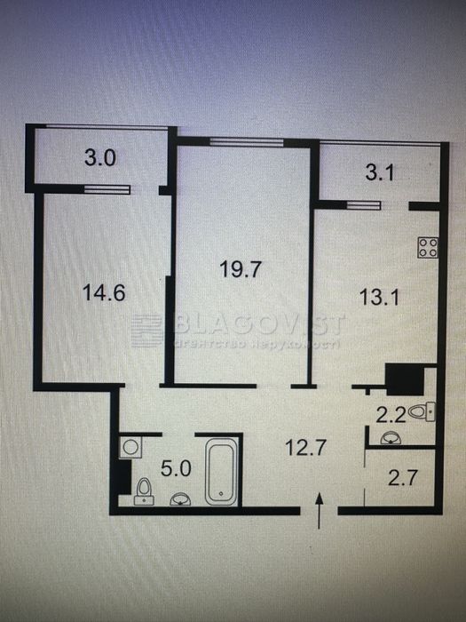 2-к(76м2)Малахит Богдановская 7Б Метро Вокзальная-10хв
