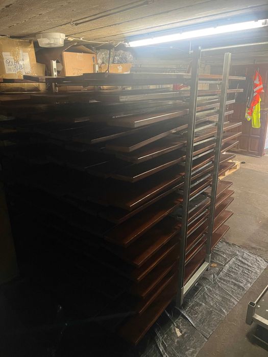 Deski Zewnętrzne Tarasowe Ciemny Brąz Impregnowane Gotowe do MontażuFV