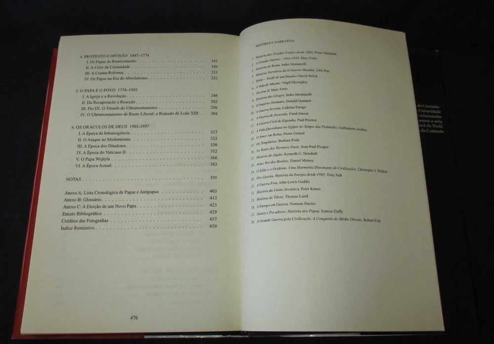 Livro Santos e Pecadores História dos Papas