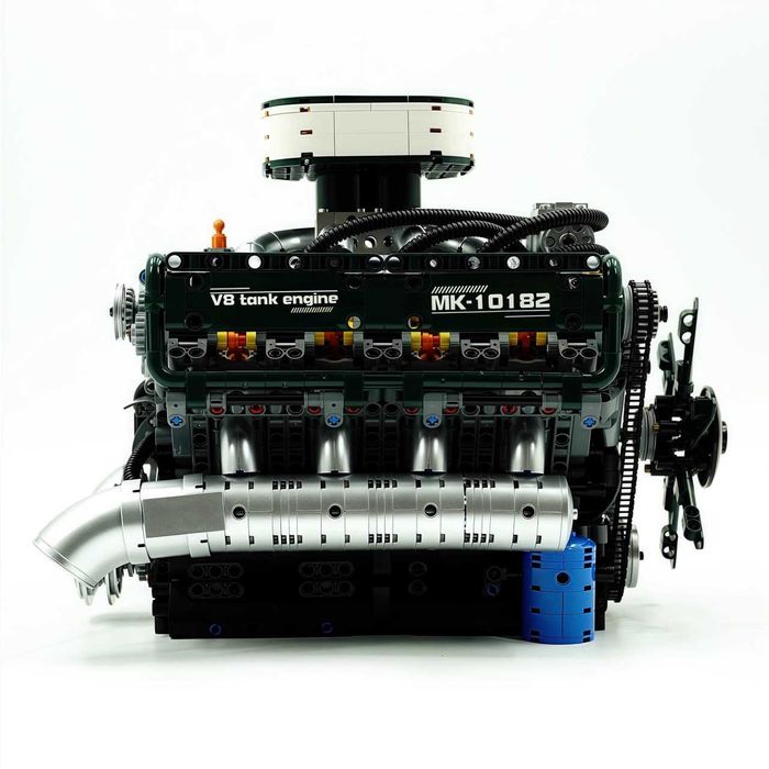 Mould King 10182 V8 Танковий Двигун. 2250 дет. У коробці. Tank Engine