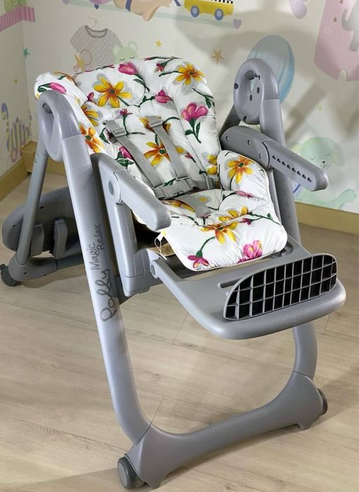 Стілець для годування Chicco Polly Magic Relax Стульчик чико Стул