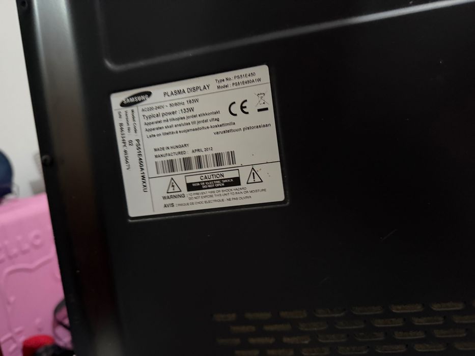 TV SAMSUNG em ótimo estado