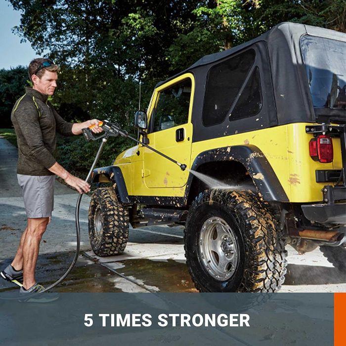 Lavadora de alta pressão portátil Worx WG629E Nova + extras