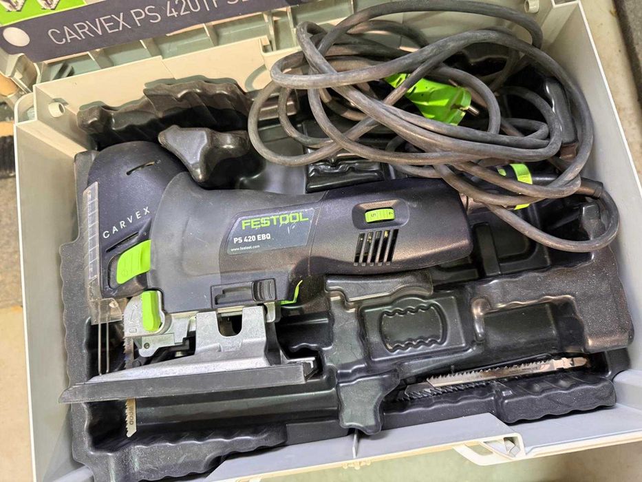 wyrzynarka Festool PS 420 z pełnym osprzętem i kuferkiem REZERWACJA