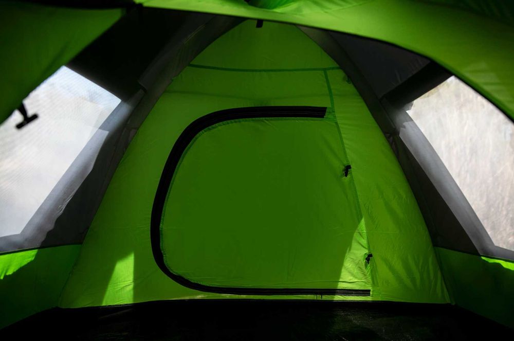 Nowy 2w1 3osobowy Namiot Turystyczny Wodoodporny Kempingowy + Torba