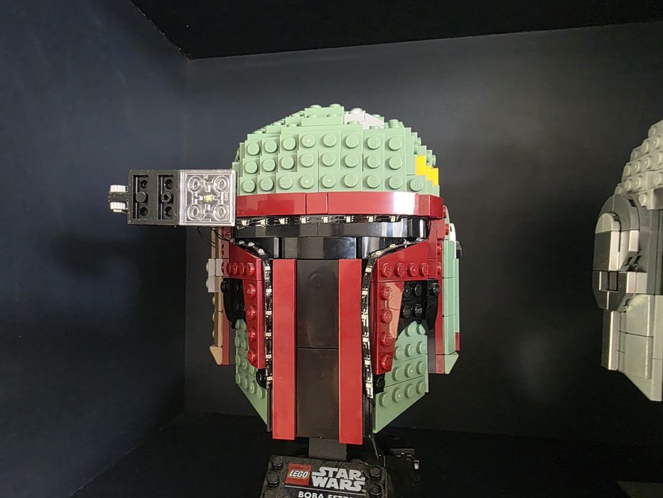 Lego Star Wars 75277 Hełm Boby Fetta podświetlenie LED głowa gwiezdne wojny boba fett z led