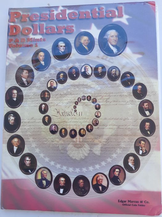 Album do monet USA Prezydenckie Dolary