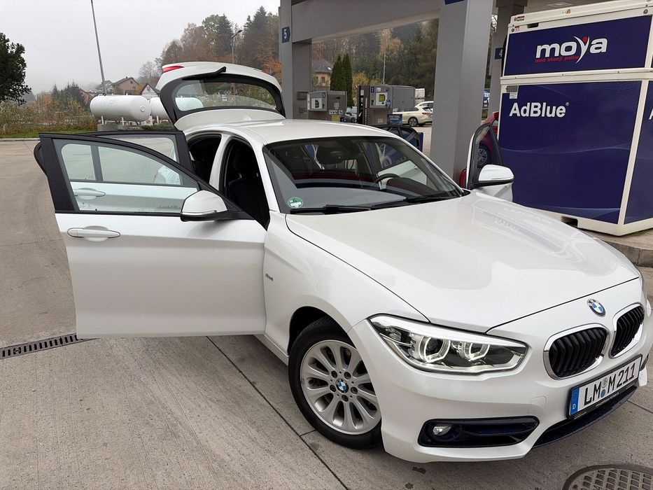 BMW Seria 1 Biała Perła  LEDY-NAWIGACJA-OPŁACONY z Niemiec