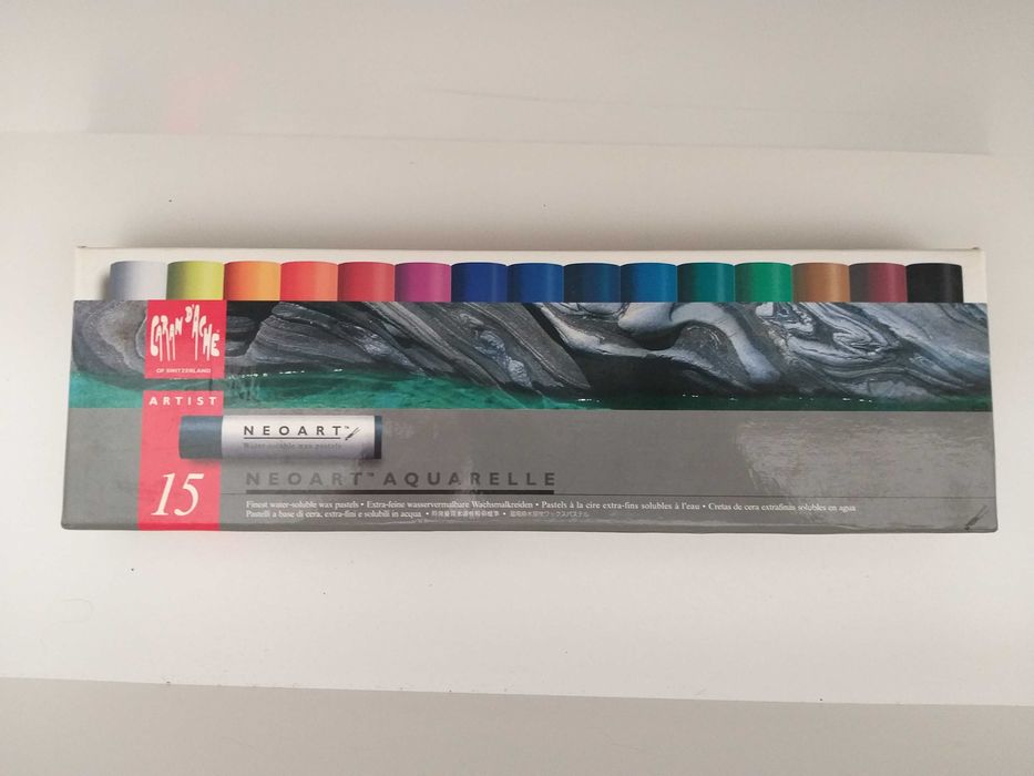 diverso material de arte - desenho - caran 'ache