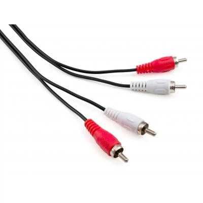 Кабель мультимедійний 2RCA to 2RCA 1.3m  тюльпан