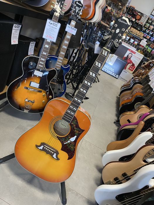 Epiphone Dove PRO - gitara elektroakustyczna + POKROWIEC