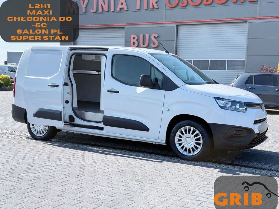 Toyota Proace City Long L2 Chłodnia/Izoterma Salon PL, Jeden Właściciel  NR.105 Klimatyzacja, Radio Dotykowe, Navi, Czujniki Przód + Tył