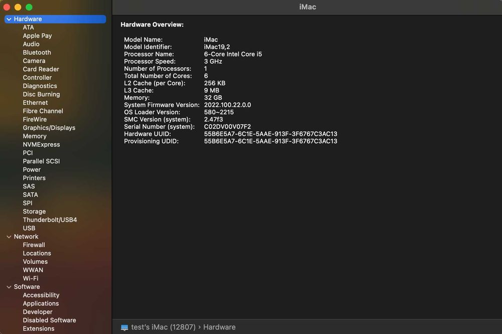 Apple iMac Retina 4K, 21.5-inch 3GHz 6-Core i5/RAM32/SSD256 [A2116]