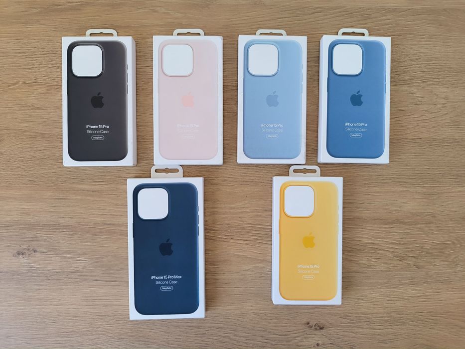 Оригінал чохол Apple iPhone 15 Pro / Max силікон Case MagSafe чехол