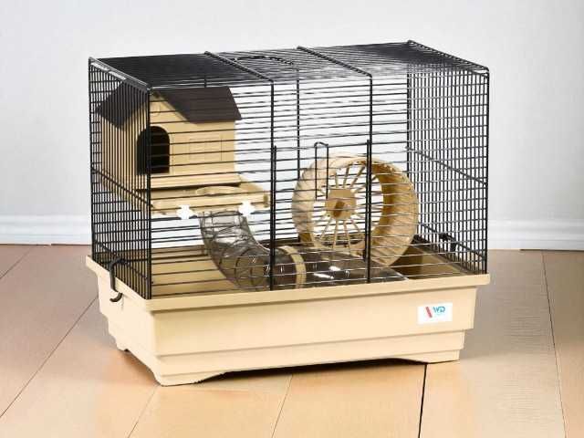 Klatka dla chomika gryzoni NOWA z wyposażeniem dla myszy szczura