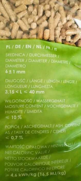 Pellet sosnowy ENplus A1 DOSTĘPNY OD RĘKI