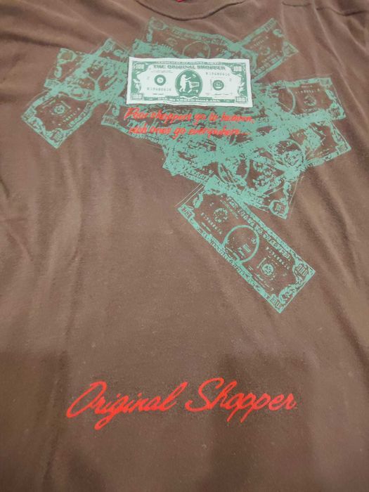 T-shirt Shopper tam. L em ótimo estado