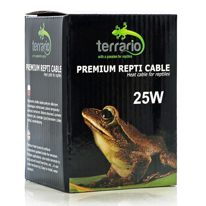 Terrarium premium Repti Cable 25W kabel grzewczy do terrarium