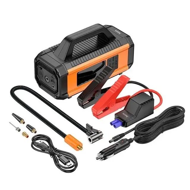 Автомобильное пуско-зарядное устройство Бустер  Hoco QS4 10000 mAh